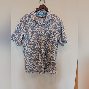 Tori Richard Tropical Fish Hawaiian Short Sleeve Shirt XL